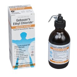 Ethyl Chloride Topical Spray Medium Stream Bottle 3.9oz 4/Pk