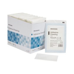 Non-Adherent Dressing with Adhesive McKesson 2x3 in Sterile 1 per Pack