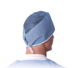 Surgeon Cap Sheer-Guard One Size Fits Most Blue Tie Closure