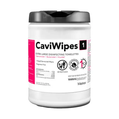 CaviWipes1™ Disinfectant Towelettes X-Large 65/Pk x 12/Case