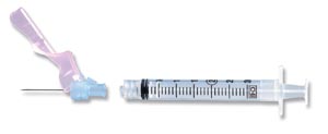 SYRINGE 3ML W/DETACH NDL 25G1 50/BX 6BX/CS BD