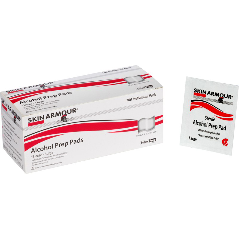 Alcohol Prep, - Lorge, Box of 100 07-63822L