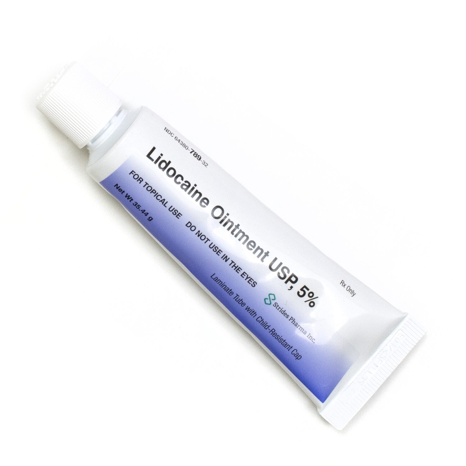 LIDOCAINE 5% ONT 35.44 GM Strides 64380-0789-32