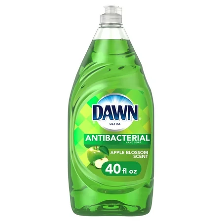 Dawn® Ultra Antibacterial Dishwashing Liquid, Apple Blossom, 40 oz Bottle