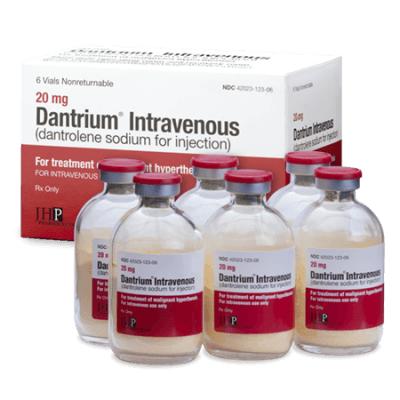 Dantrium Injection 20mg Vial 70mL 6/Package Par Sterile Products, LLC