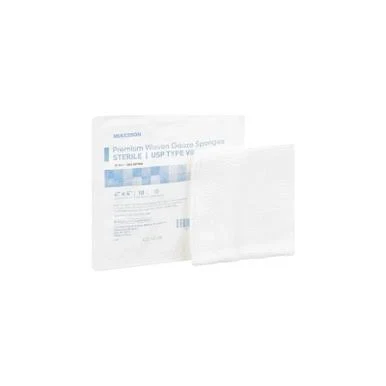 STGauze Sponge McKesson 4 X 4 Inch 12-Ply Sterile 10 per Tray SPONGE, GAUZE TYPE-VII 12PLY STR 4"X4"