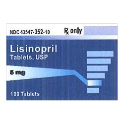 Lisinopril 5 mg Tablet 100 Tablets