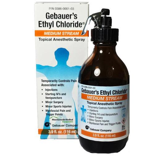Ethyl Chloride Topical Spray Medium Stream Bottle 3.9oz Each Gebauer Co