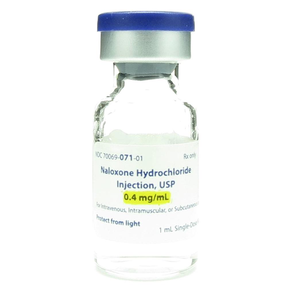 Naloxone HCl Injection 0.4mg/mL SDV 1mL 10/Package Baxter Anesthetic & Crit Care