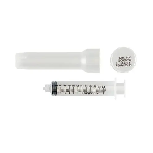 Monoject® 12 ml Syringe with Luer Tip, 80/Pkg - Regular Tip
