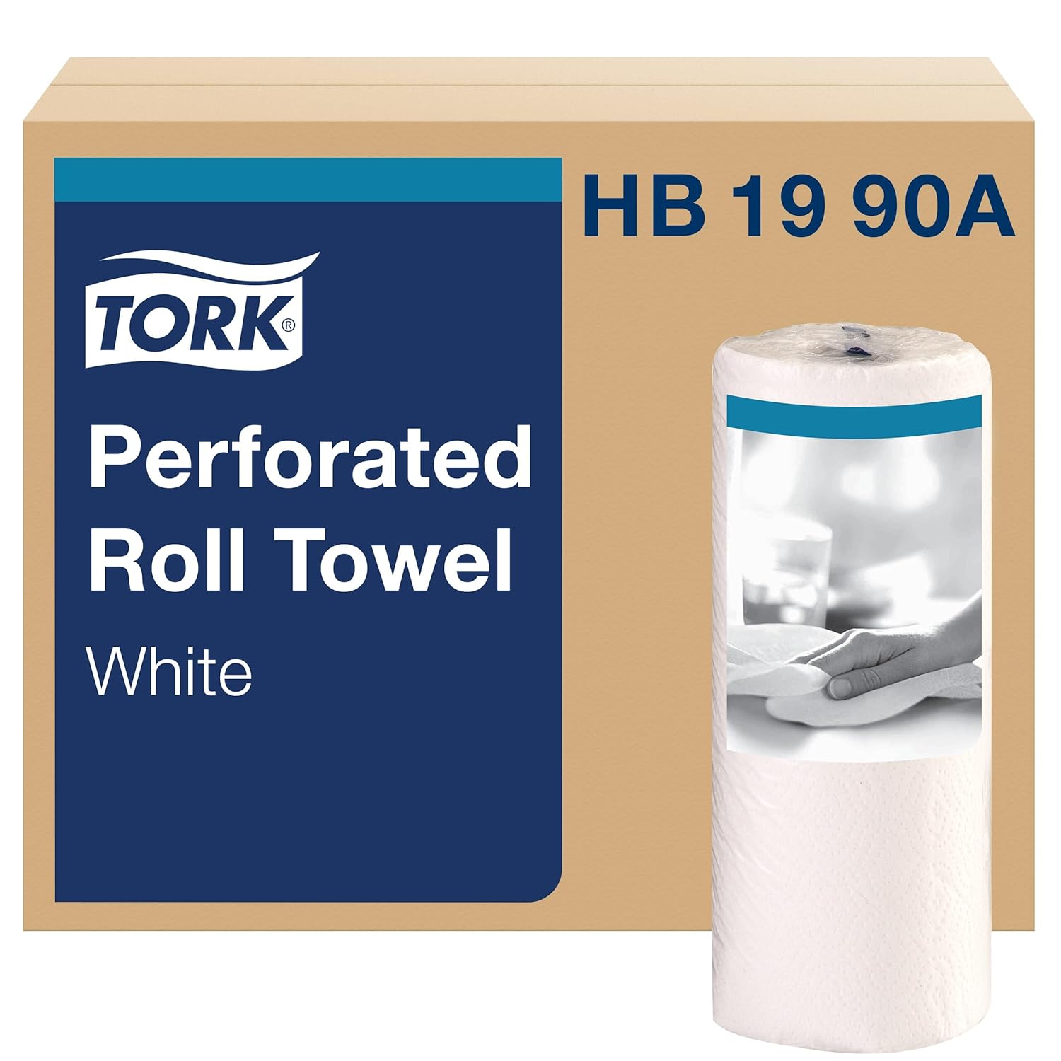 TOWEL HAND ROLL PERFORATEDUNIV WHT 84SHT/RL30RL/C Essity Professional Hygiene North America LLC HB19