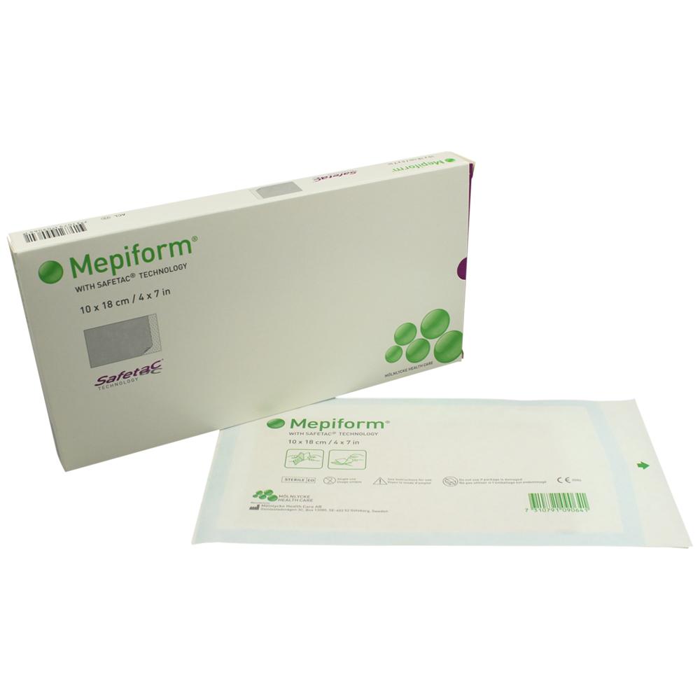 Mepiform Silicone Gel Scar Dressing 4x7" Sterile Sheet Thin, 7 BX/CA Molnlycke Health Care
