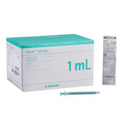 General Purpose Syringe Injekt® 1 mL Luer Slip Tip Without Safety 100/BX