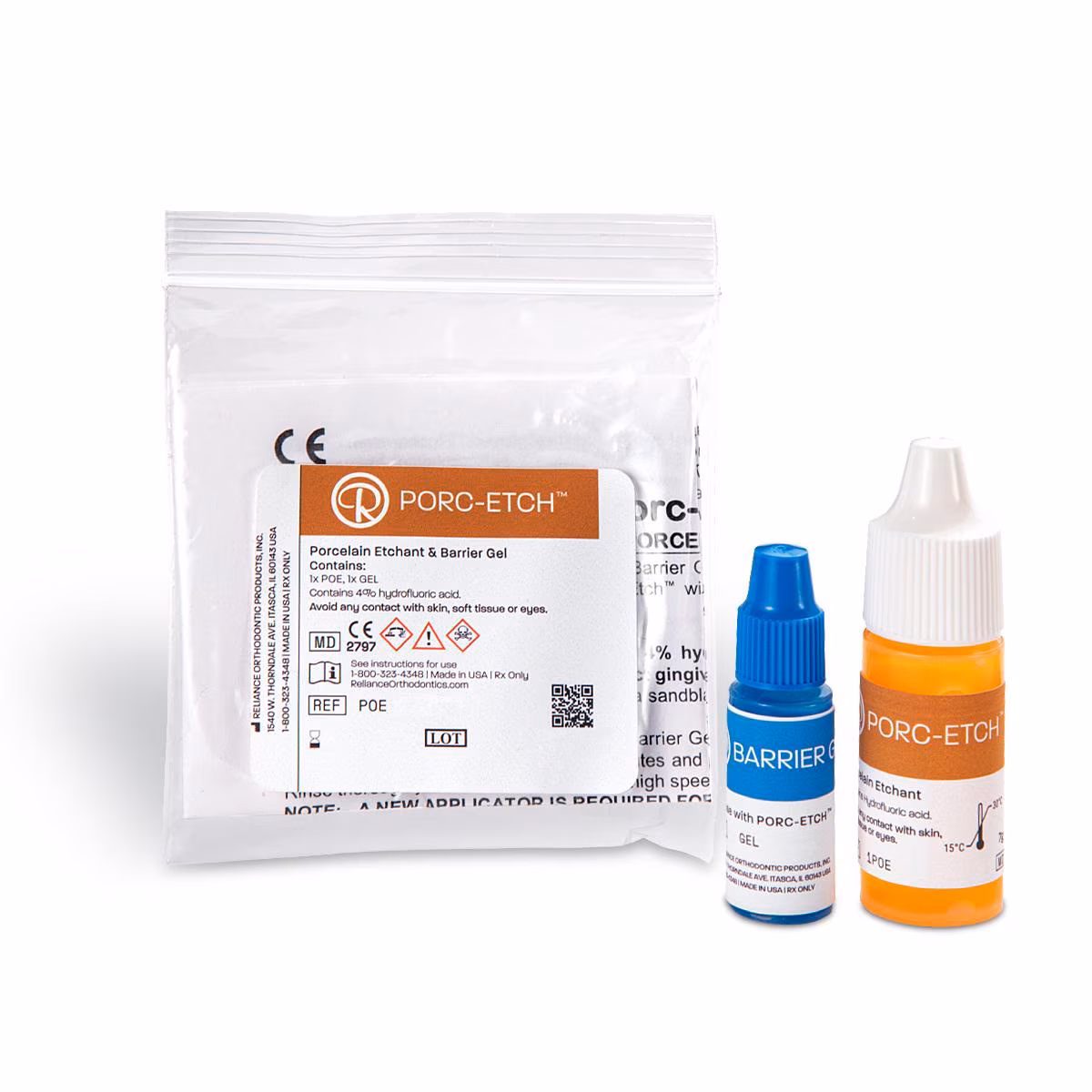 Porcelain-Etch 9g w/Barrier Gel - 1/Ea