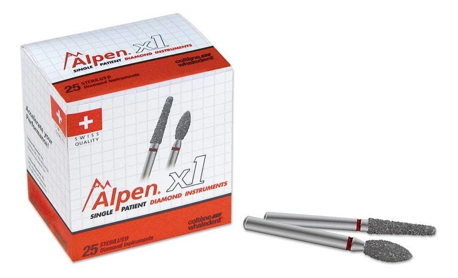 Alpen Diamond Bur Friction Grip Coarse 873-014C 5/Pk