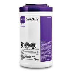 Surface Disinfectant Cleaner Super Sani-Cloth® Premoistened Germicidal Manual Pull Wipe 75 Count