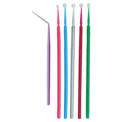 Micro Applicator Brushes Fine Pink Pk/100