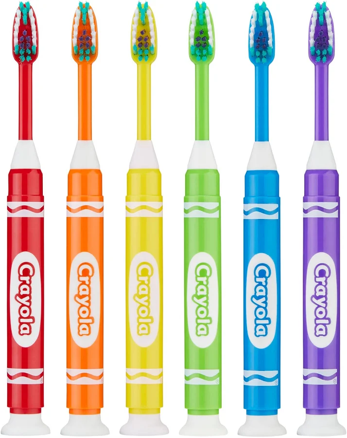 GUM® Crayola™ Marker Suction Toothbrush (3-10 Years) 12/Bx