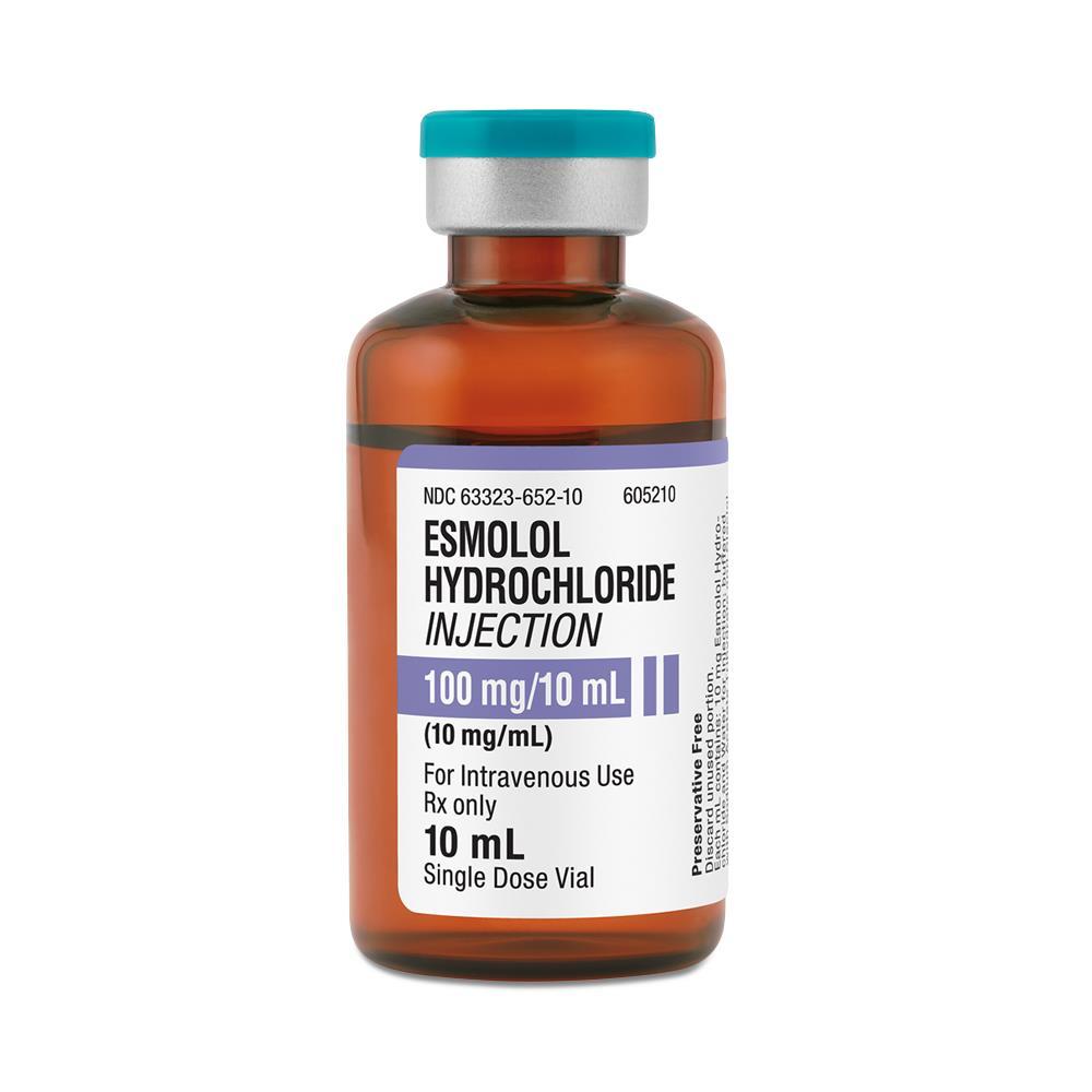 Esmolol HCl Injection 10mg/mL SDV 10mL 10/Package Mylan Institutional