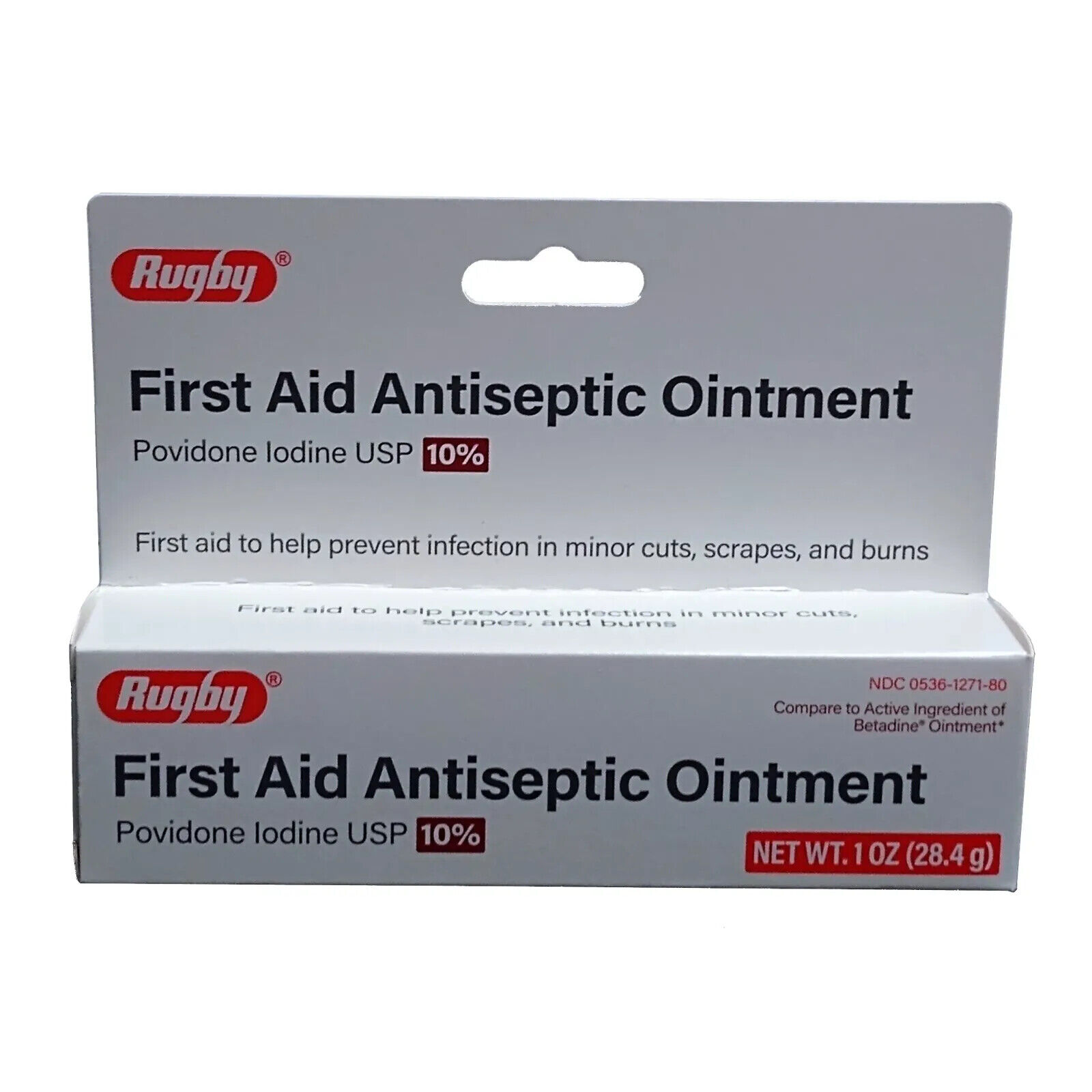 POVIDONE IODINE 10% OINTMENT-R 28.4gm RUGBY LABORATORIES