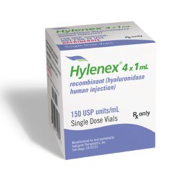 Hylenex® Hyaluronidase, Human Recombinant, Preservative Free 150 Unit / mL Injection 1 mL