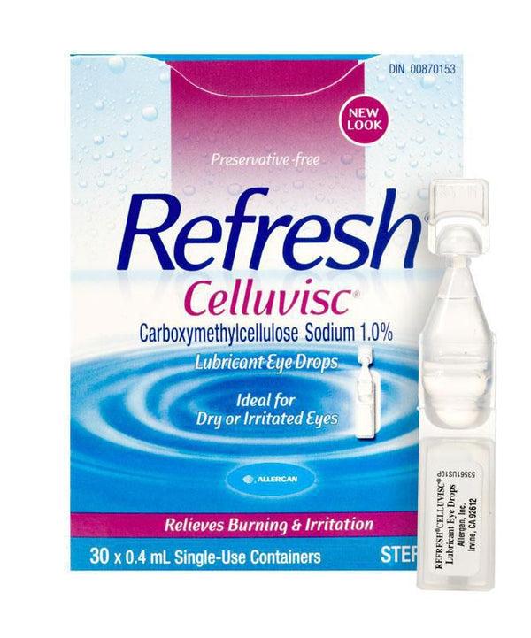 Refresh Celluvisc Eye Lubricant Gel 0.4mL Singles 30/Box, 24 BX/CA Abbvie Laboratories