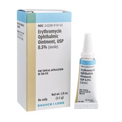 Erythromycin Base 0.5% Ophthalmic Ointment 3.5 Gram