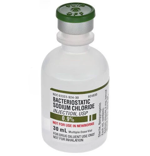 BACTERIOSTATIC SODIUM CHLORIDE 0.9% MDV 25X30ML