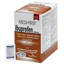 IPain Relief Medi-First® 200 mg Strength Ibuprofen Tablet 250 per Box