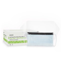 Procedure Mask with Eye Shield McKesson Anti-fog ASTM Level 3 Earloops One Size Fits Most