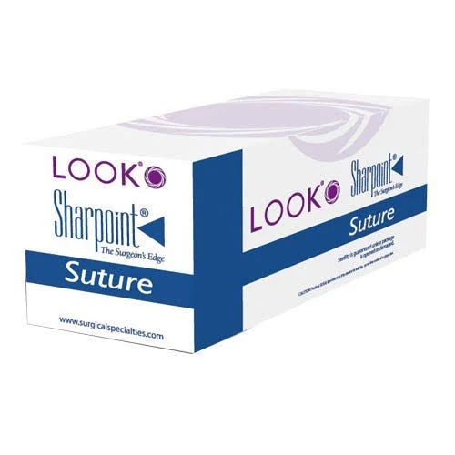 Look Suture 3-0 18" Plain Gut Monofilament C-6 Beige 12/Bx