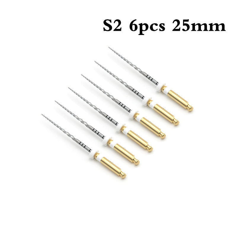 Advance Taper Files .04 Taper 25mm S2 White Pkg/6