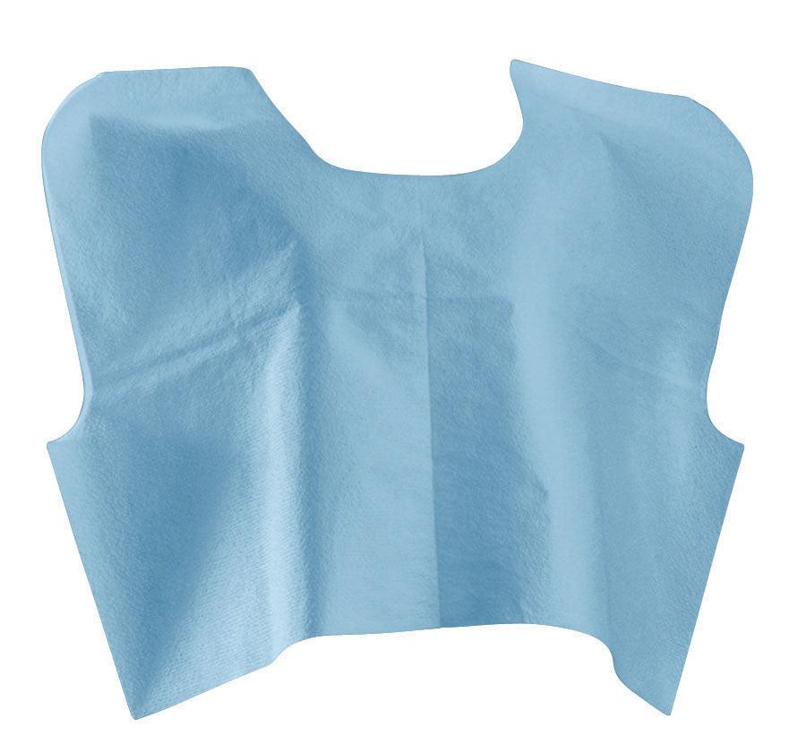 Henry Schein Premium Cape Tissue / Poly / Tissue Embossed 30 in x 21 in Blue Disposable 100/Case