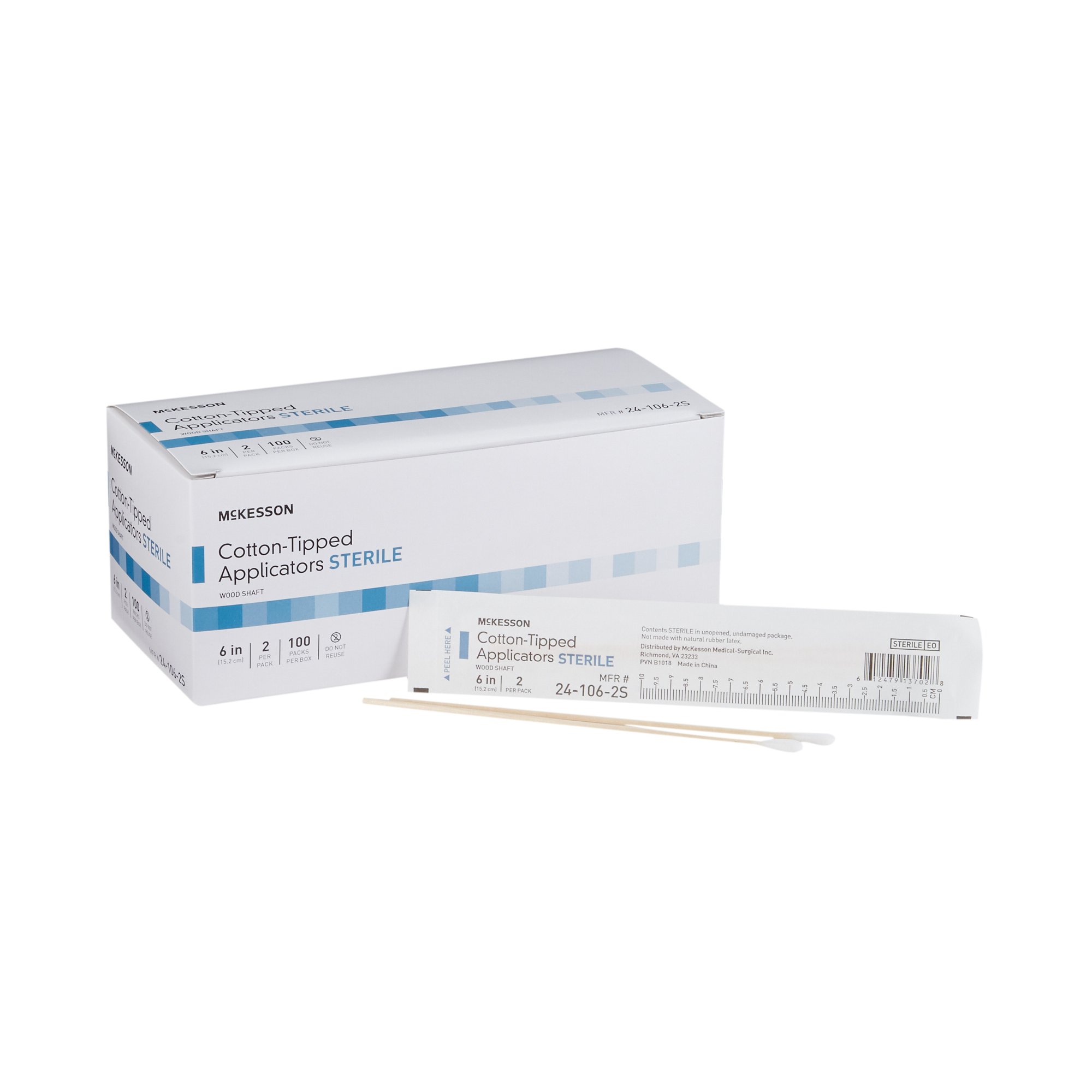 Sterile Cotton Tipped Applicator Mckesson Medical Surgical