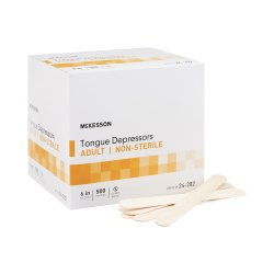 Tongue Depressor McKesson 6 in Length Wood Senior