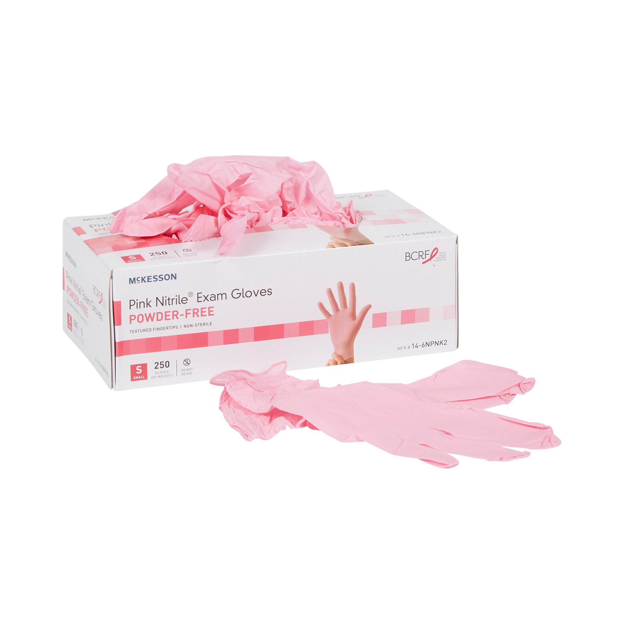GLOVE EXAM NITRILE SM N/S PNK 3.0 (250/BX 10BX/CS) Mckesson Medical and Surgical Inc