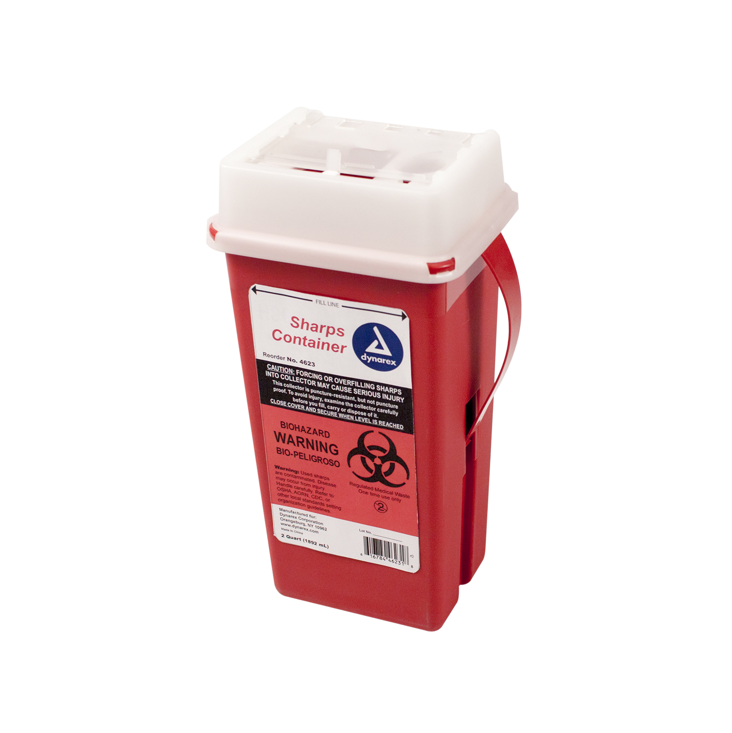 Sharps Container 2qt. EACH Dynarex Corporation