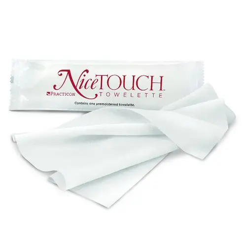NiceTouch Patient Towelettes Disposable Cloth 8 in x 10 in White 250/Bx