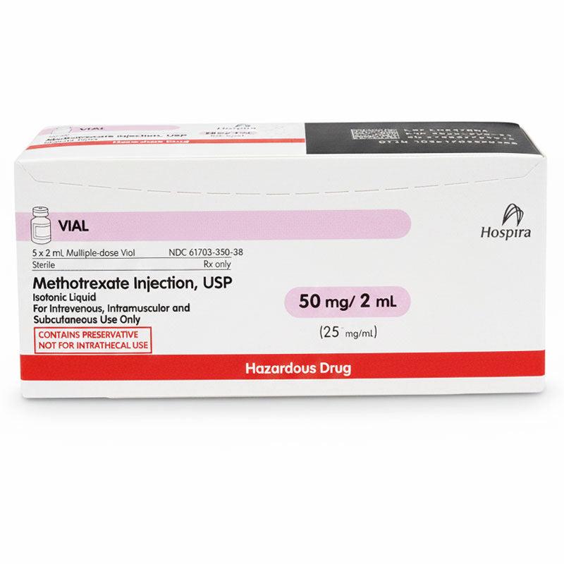 Methotrexate Sodium Injection 25mg/mL MDV 2mL 5/Package Pfizer Injectables