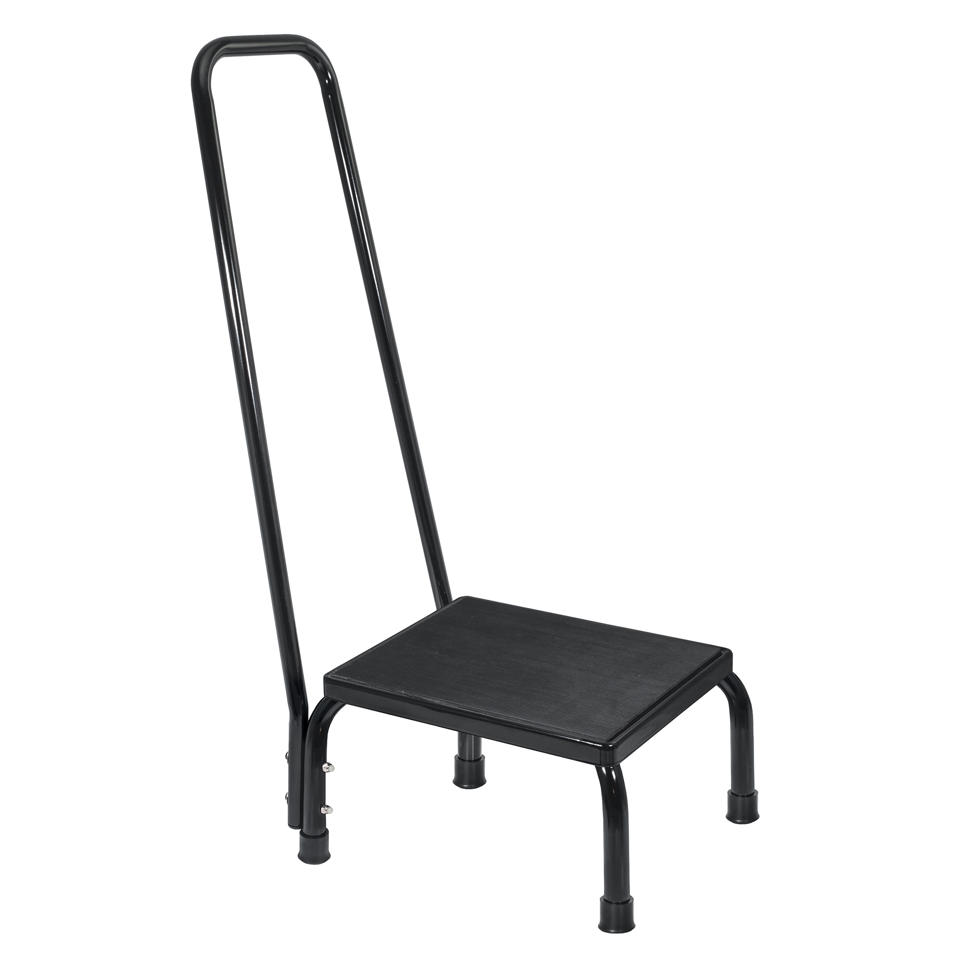 Step Stool with Handrail McKesson 1 Step Powder Coated Steel Frame 8-3/4 Inch Step Height 1252545