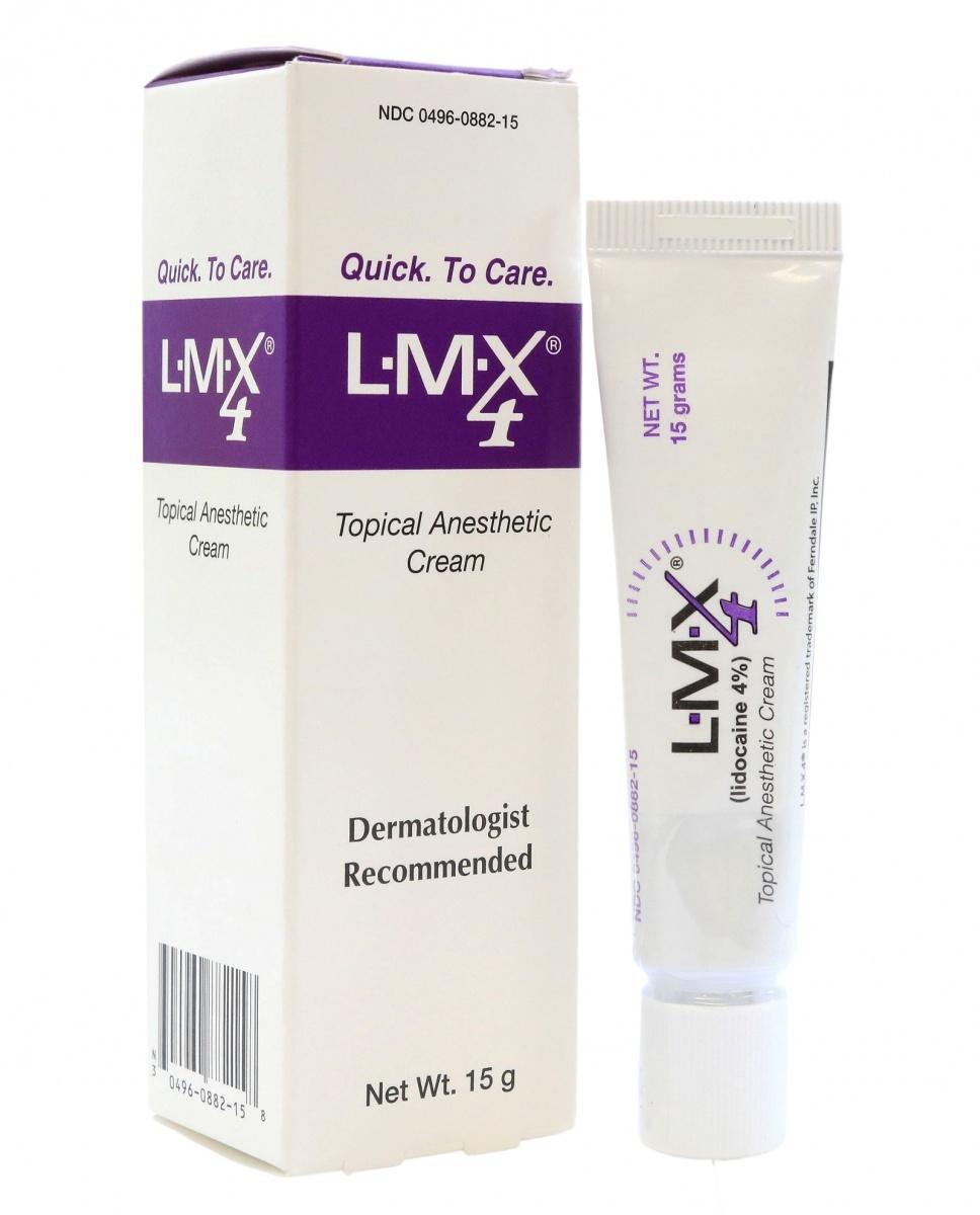 LMX4 Anesthetic Topical Cream Tube 15gm, 12 EA/CA Ferndale Laboratories Inc