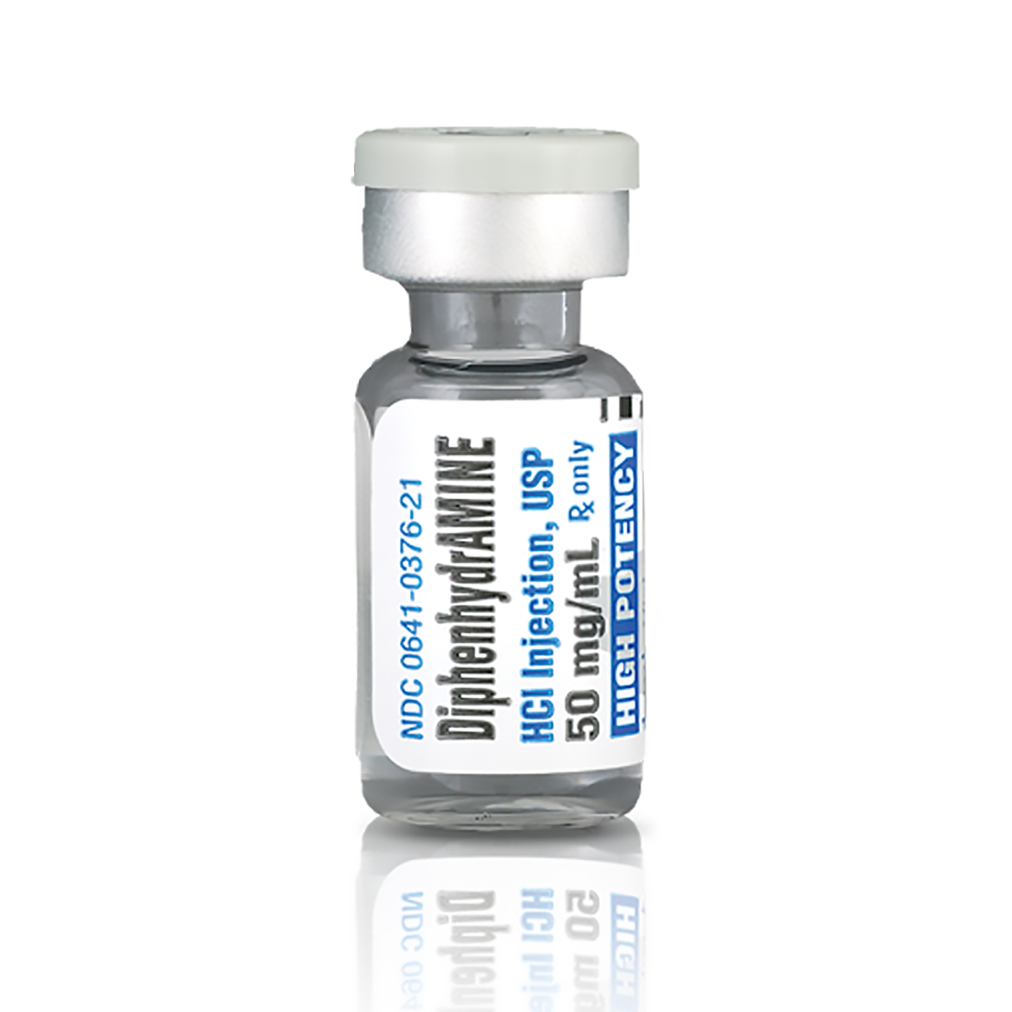 DIPHENHYDRAMINE 50MG/ML VL 25X1ML Hikma 00641-0376-25