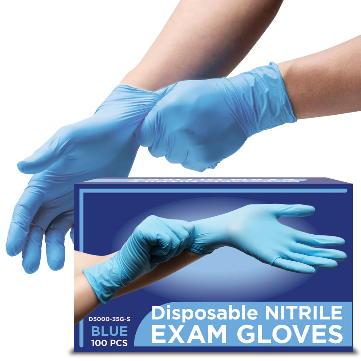 Disposable Nitrile Exam Gloves L
