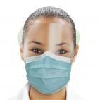 Procedure Mask with Eye Shield Isofluid FogFree™ Anti-fog Strip ASTM Level 1 Earloops One Size