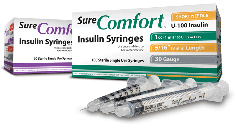 SYRINGE INSULIN 30G x 1/2 1cc 100 ct Allison Medical