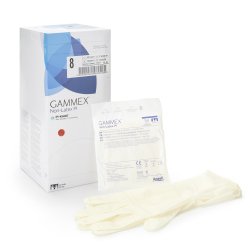 Surgical Glove GAMMEX® Non-Latex PI Size 8 50 Pairs per Box Sterile Polyisoprene Micro-Textured...
