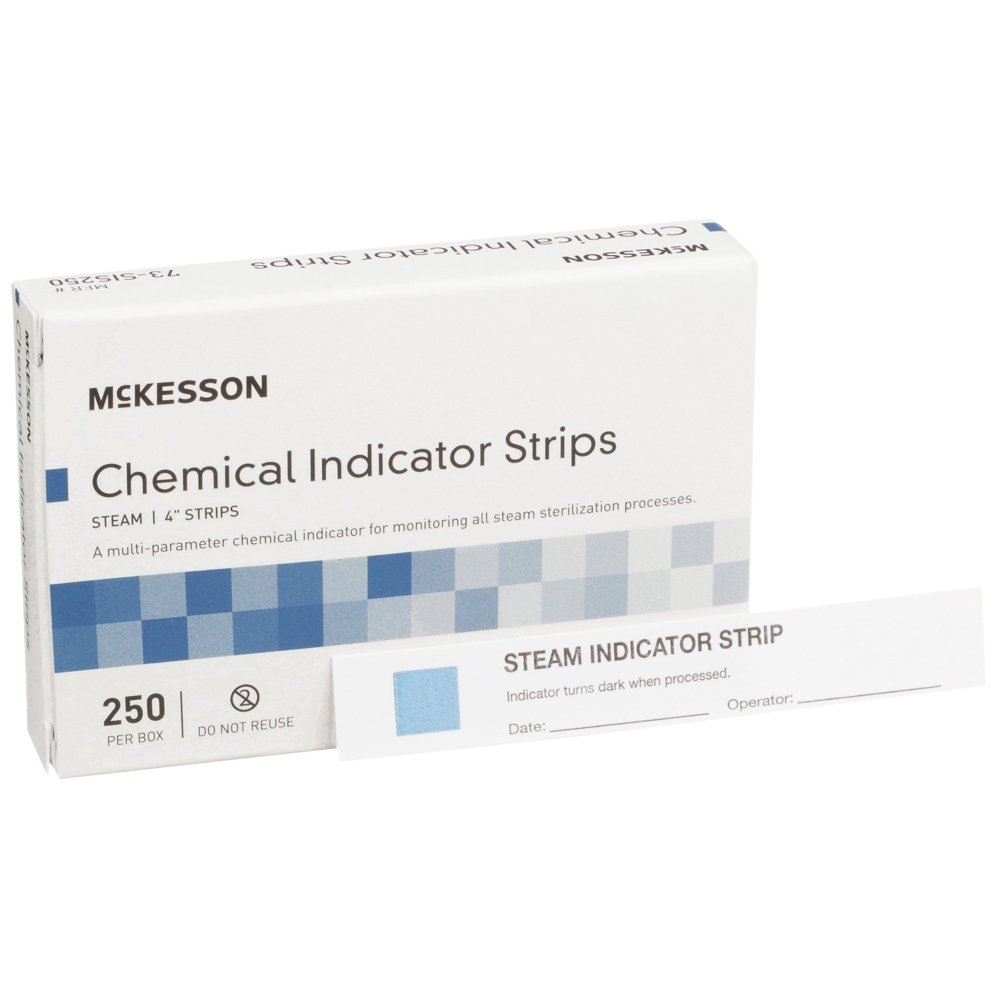 Sterilization Chemical Indicator Strip McKesson Steam Cycle Dependent Type 4 INDICATOR STRIP, STEAM