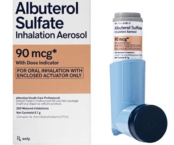 Albuterol Sulfate Inhalation Aerosol 90mcg Carton 8.5g Each Armstrong Pharmaceuticals