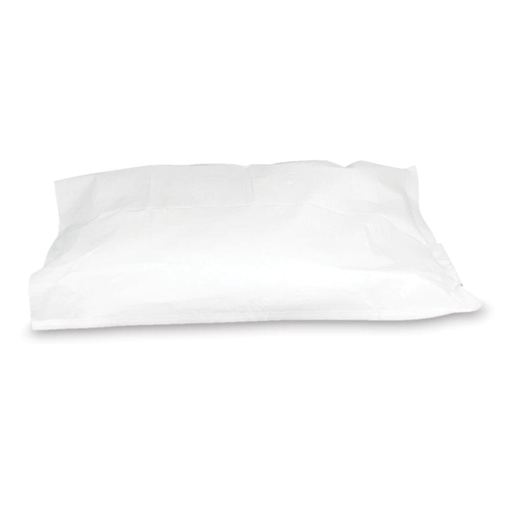 Pillowcase Latex-Free Disp 21 in x 30 in Tissue / Poly Wht Size Standard 100/Case 70360N