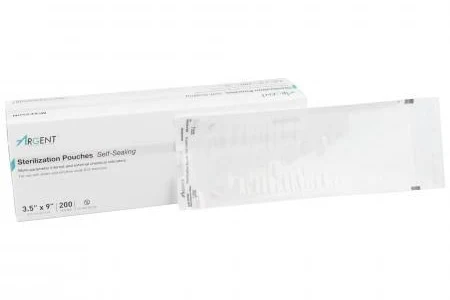 Sterilization Pouch McKesson Argent™ Sure-Check® Ethylene Oxide (EO) Gas / Steam 5-1/4 X 10 Inch Whi